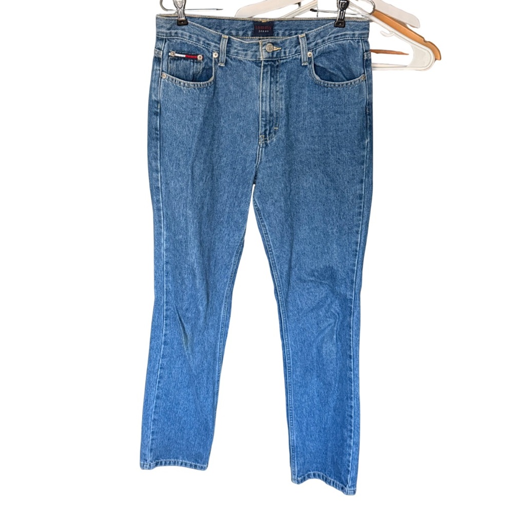 Vintage Women’s Tommy Hilfiger Straight Leg Blue Jeans